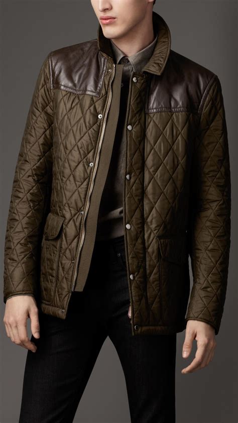 burberry men's leather jacket 2017|burberry men's down jacket.